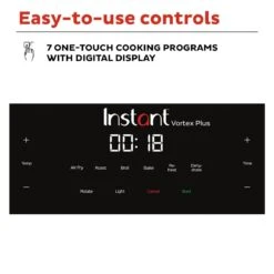 Instant Vortex Plus Air Fryer Oven | 10-Quart 10 Instant Vortex Plus Air Fryer Oven | 10-Quart -Kitchen Tools Shop ib 140 3000 01 vortex plus afo 10qt atf square tile4