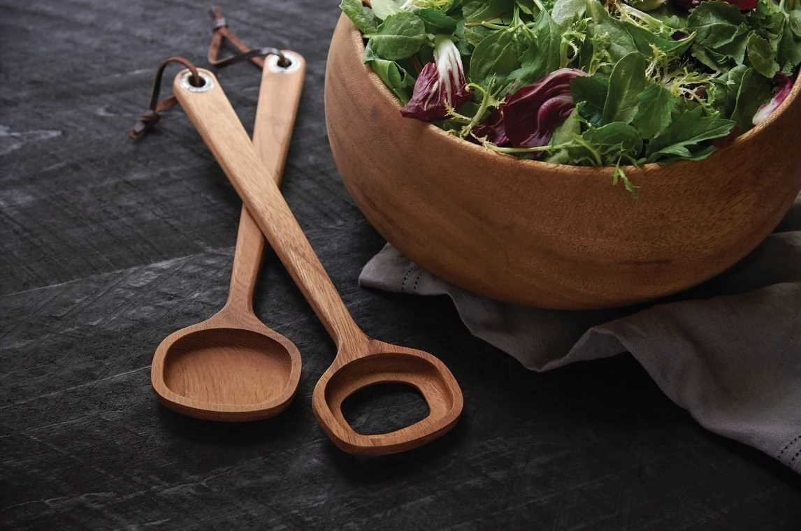 Ironwood Gourmet Nordic Salad Serving Spoons By Fox Run 2 Ironwood Gourmet Nordic Salad Serving Spoons By Fox Run - Image 2
