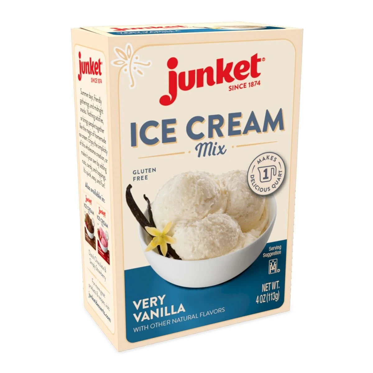 Junket Ice Cream Mix | Vanilla 1 Junket Ice Cream Mix | Vanilla