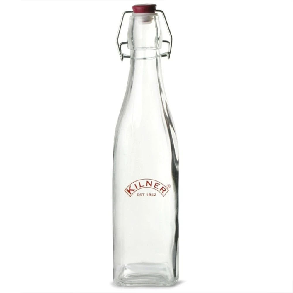 Kilner Swing Top Square Glass Bottle | 18.5oz 1 Kilner Swing Top Square Glass Bottle | 18.5oz