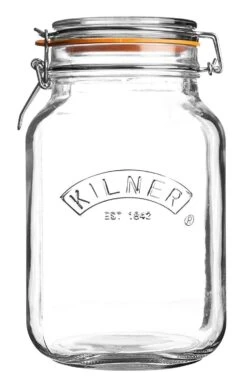 Kilner Swing Top Square Glass Jar | 1.5L