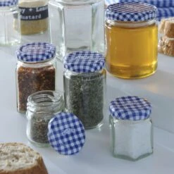 Kilner Twist Top Hexagonal Jar (Blue) | 1.6oz -Kitchen Tools Shop kilner twisttopjars bottles range