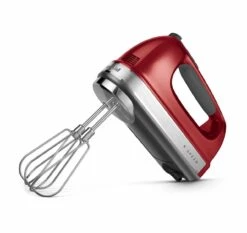 KitchenAid 9-Speed Hand Mixer | Candy Apple Red