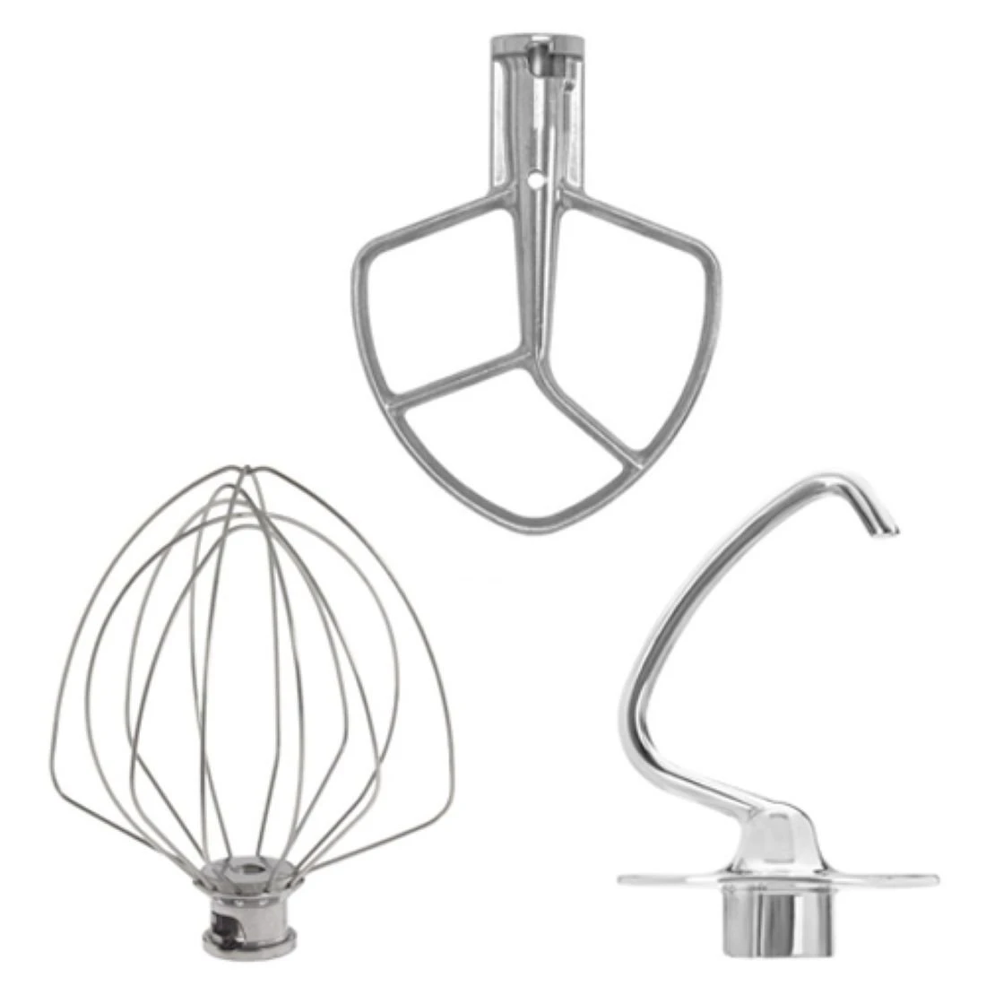 KitchenAid 5-Quart Stainless Steel Bowl + Stand Mixer Stainless Steel Accessory Pack + Pouring Shield | Fits 5-Quart KitchenAid Tilt-Head Stand Mixers 3 KitchenAid 5-Quart Stainless Steel Bowl + Stand Mixer Stainless Steel Accessory Pack + Pouring Shield | Fits 5-Quart KitchenAid Tilt-Head Stand Mixers - Image 3