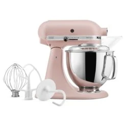 KitchenAid 5-Quart Artisan Tilt-Head Stand Mixer | Feather Pink 7 KitchenAid 5-Quart Artisan Tilt-Head Stand Mixer | Feather Pink -Kitchen Tools Shop ksm150psft acc