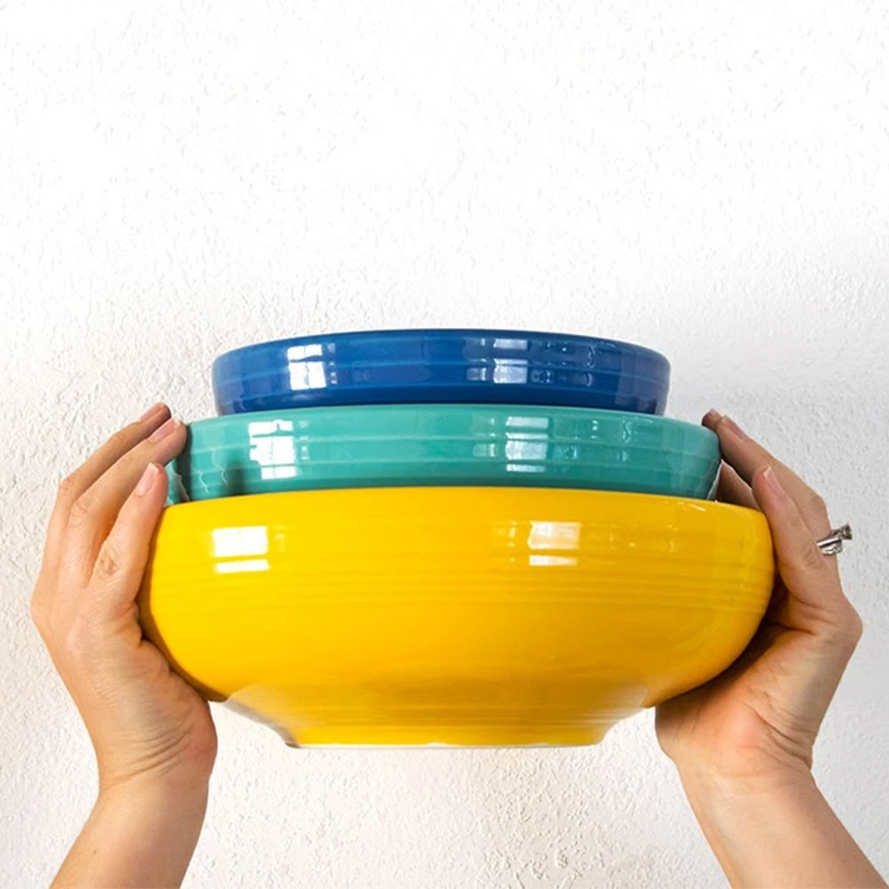 Fiesta® 68oz Large Bistro Bowl | Turquoise 2 Fiesta® 68oz Large Bistro Bowl | Turquoise - Image 2