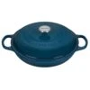 Le Creuset 3.5 Qt. Signature Braiser With Stainless Steel Knob | Deep Teal
