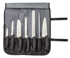 Mercer Millennia 8pc Knife Roll Set (Black)