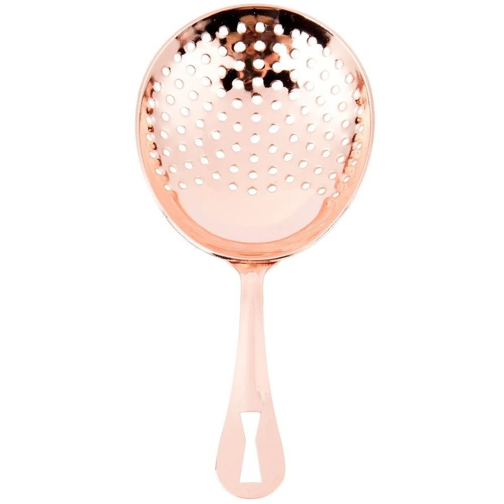 Mercer Barfly Julep Strainer | Copper Plated 2 Mercer Barfly Julep Strainer | Copper Plated - Image 2