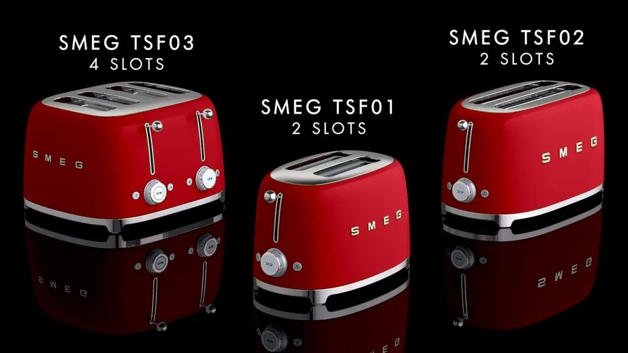 SMEG 4-Slot Toaster | White 2 SMEG 4-Slot Toaster | White - Image 2