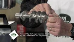 LEM Big Bite Meat Grinder #8 With Premium Salvinox 1/8" (3mm) And 1/4" (6mm) Grinder Plates -Kitchen Tools Shop maxresdefault 51 11