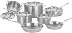 Cuisinart MultiClad Pro Triple Ply Stainless Steel Cookware Set | 12-Piece