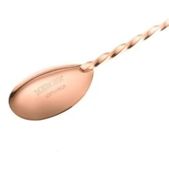 Mercer Barfly 11.8" Bar Spoon With Muddler | Copper Plated -Kitchen Tools Shop mercer barfly 11.8in copper plated bar spoon with muddler m37018cp image4