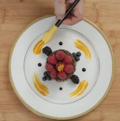 Mercer Silicone Plating Brush - Saw Tooth -Kitchen Tools Shop mercer plating tools m35603 image 04