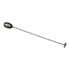 Mercer Barfly 11.8" Bar Spoon With Muddler | Gun Metal Black