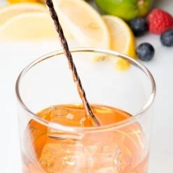 Mercer Barfly 15.75" Classic Bar Spoon | Copper Plated -Kitchen Tools Shop mercer barfly copper plated classic teardrop bar spoon blending 1