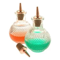 Mercer Barfly Stainless Steel Dasher Tops - Set Of 3 | Copper -Kitchen Tools Shop mercer barfly copper plated dasher tops set of 3