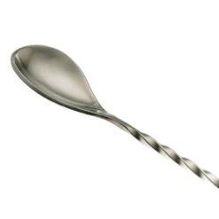 Mercer Barfly 13.2" Japanese-Style Bar Spoon | Stainless Steel -Kitchen Tools Shop mercer barfly stainless steel japanese style bar spoon spoon end