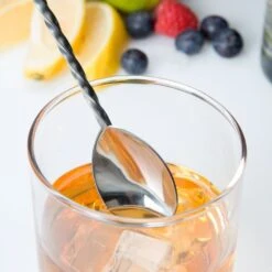 Mercer Barfly 17.1" Japanese-Style Bar Spoon | Stainless Steel -Kitchen Tools Shop mercer barfly stainless steel japanese style bar spoon stirring 1