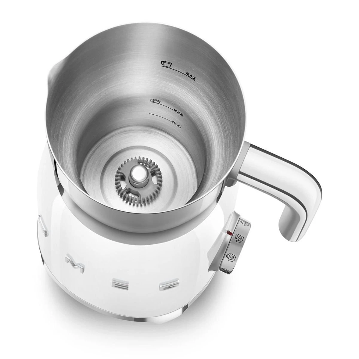 SMEG Tritan Renew Milk Frother | White 5 SMEG Tritan Renew Milk Frother | White - Image 5