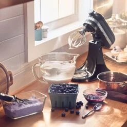 KitchenAid Stand Mixer Bowl Pack - Set Of 2 | Fits 3.5-Quart KitchenAid Artisan Mini Tilt-Head Stand Mixers -Kitchen Tools Shop miniglass4 1