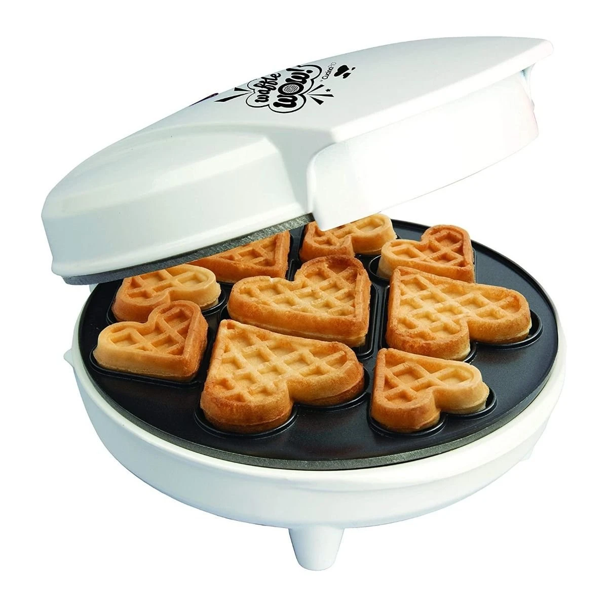 CucinaPro Mini Hearts Waffle Maker 1 CucinaPro Mini Hearts Waffle Maker