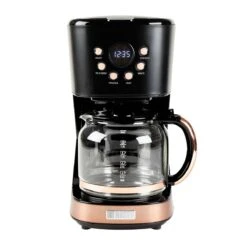 Haden 12-Cup Coffee Maker | Black And Copper