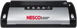 Nesco VS-02 Food Vacuum Sealer + Storage Bags | Black
