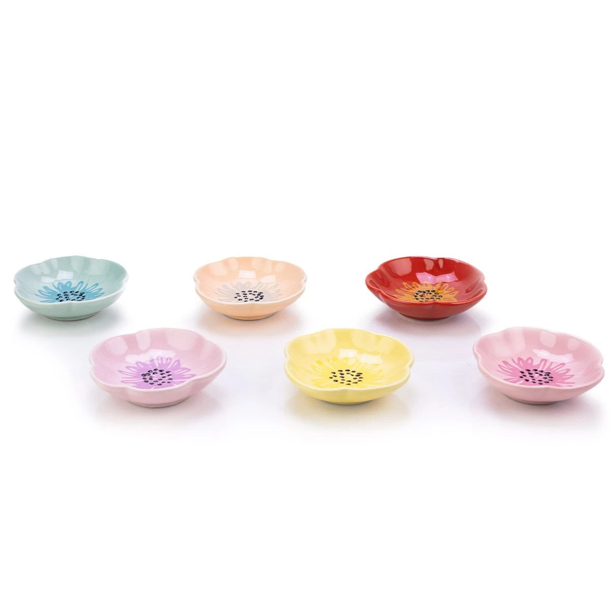 Now Designs By Danica 2oz Pinch Bowls (Set Of 6) | Flower 2 Now Designs By Danica 2oz Pinch Bowls (Set Of 6) | Flower - Image 2