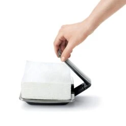 OXO Napkin Holder -Kitchen Tools Shop oxo good grips simplypull steel napkin holder easy open