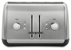 KitchenAid 4-Slice Toaster With Manual High-Lift Lever | Brushed Stainless Steel -Kitchen Tools Shop p170145 5z