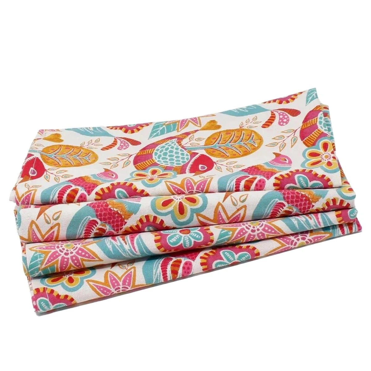 Mahogany USA Printed 18" X 18" Napkin (Set Of 4) | Boho Bird 1 Mahogany USA Printed 18" X 18" Napkin (Set Of 4) | Boho Bird