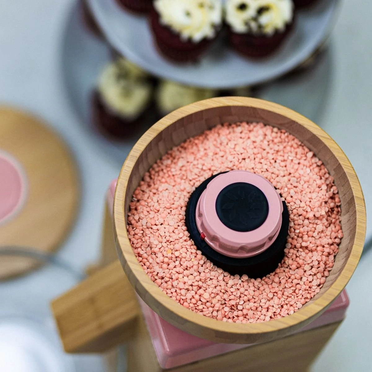 NutriMill Harvest Grain Mill | Pink 3 NutriMill Harvest Grain Mill | Pink - Image 3