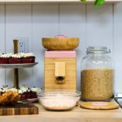 NutriMill Harvest Grain Mill | Pink 10 NutriMill Harvest Grain Mill | Pink -Kitchen Tools Shop pink3 1