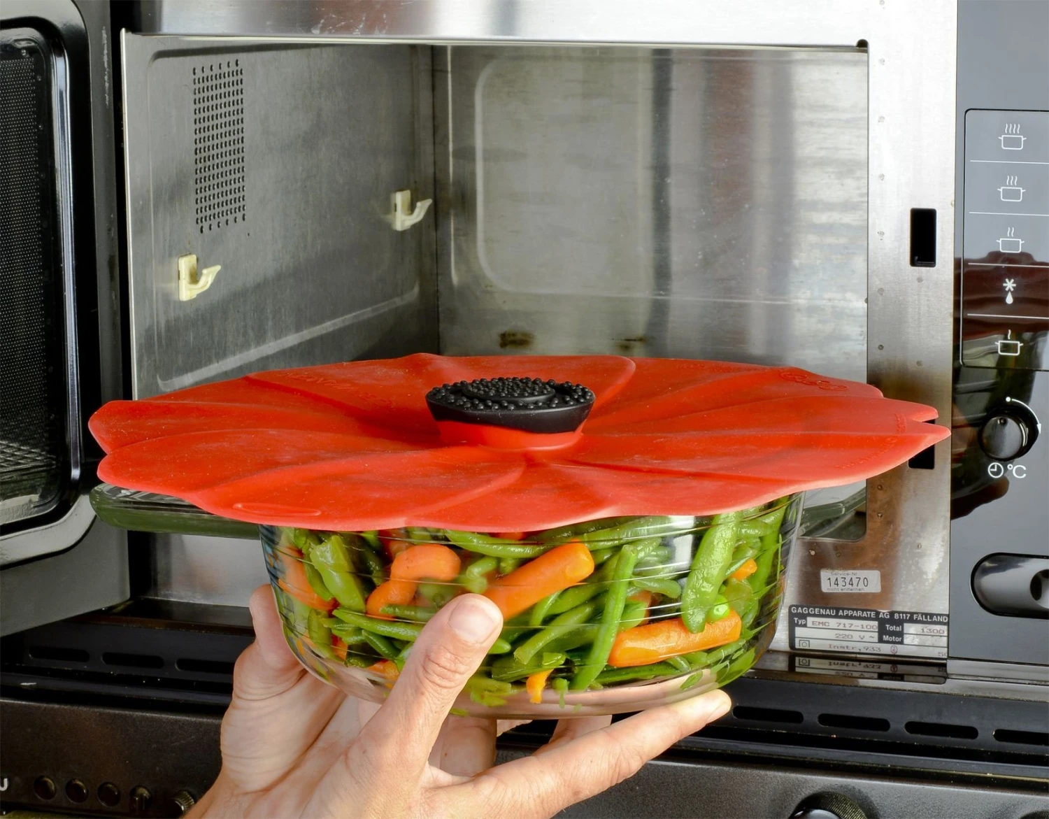 Charles Viancin Poppy Silicone Lid - Medium 9" 1 Charles Viancin Poppy Silicone Lid - Medium 9"