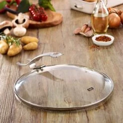 Fissler Premium Glass Lid With Integrated Holder | 11" -Kitchen Tools Shop premiumlid2