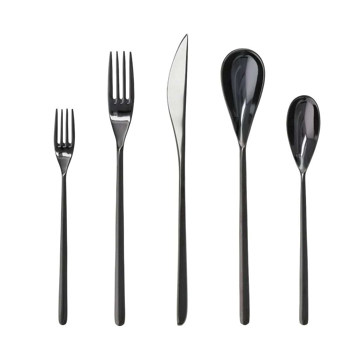 Fortessa Dragonfly 5pc Place Setting | Black 1 Fortessa Dragonfly 5pc Place Setting | Black