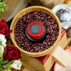 NutriMill Harvest Grain Mill | Cayenne Red Trim 12 NutriMill Harvest Grain Mill | Cayenne Red Trim -Kitchen Tools Shop redharv3