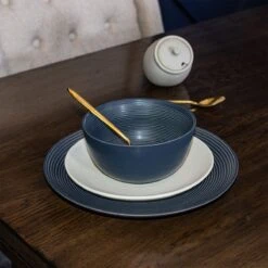 Everything Kitchens Modern Colorful Neutrals - Rippled 16-Piece Dinnerware Set - Matte | Charcoal & Beige 22 Everything Kitchens Modern Colorful Neutrals - Rippled 16-Piece Dinnerware Set - Matte | Charcoal & Beige -Kitchen Tools Shop rippled lifestyle squares 0008 ek modern ripple lifestyles 3042