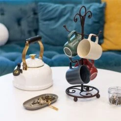 Everything Kitchens Modern Colorful Neutrals - Rippled 12oz Mugs (Set Of 4) - Matte | Red 9 Everything Kitchens Modern Colorful Neutrals - Rippled 12oz Mugs (Set Of 4) - Matte | Red -Kitchen Tools Shop rippled lifestyle squares 0023 dsc0055 1