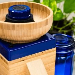 NutriMill Harvest Grain Mill | Blue 8 NutriMill Harvest Grain Mill | Blue -Kitchen Tools Shop royal blue harvest grain mill 1