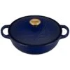 Le Creuset 2.5Qt Signature Cocotte Eiffel Tower Collection | Indigo Blue