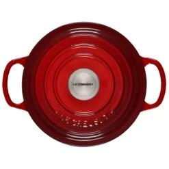 Le Creuset 2 Qt. Round Signature Cast Iron Dutch Oven With Stainless Steel Knob | Cerise/Cherry Red 8 Le Creuset 2 Qt. Round Signature Cast Iron Dutch Oven With Stainless Steel Knob | Cerise/Cherry Red -Kitchen Tools Shop rs11185 ls2501 1867ss 3