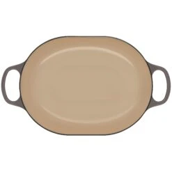 Le Creuset 3.75 Qt. Oval Signature Casserole With Stainless Steel Knob | Oyster Grey 8 Le Creuset 3.75 Qt. Oval Signature Casserole With Stainless Steel Knob | Oyster Grey -Kitchen Tools Shop rs11687 ls2512 317fss 4