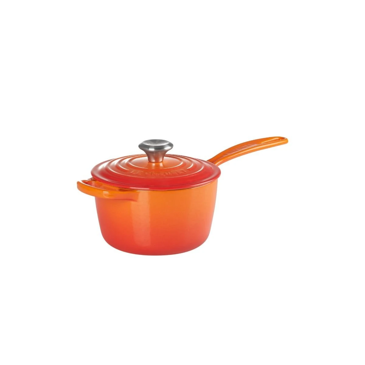 Le Creuset 10-Piece Signature Cookware Set With Stainless Steel Knobs | Flame Orange 7 Le Creuset 10-Piece Signature Cookware Set With Stainless Steel Knobs | Flame Orange - Image 7