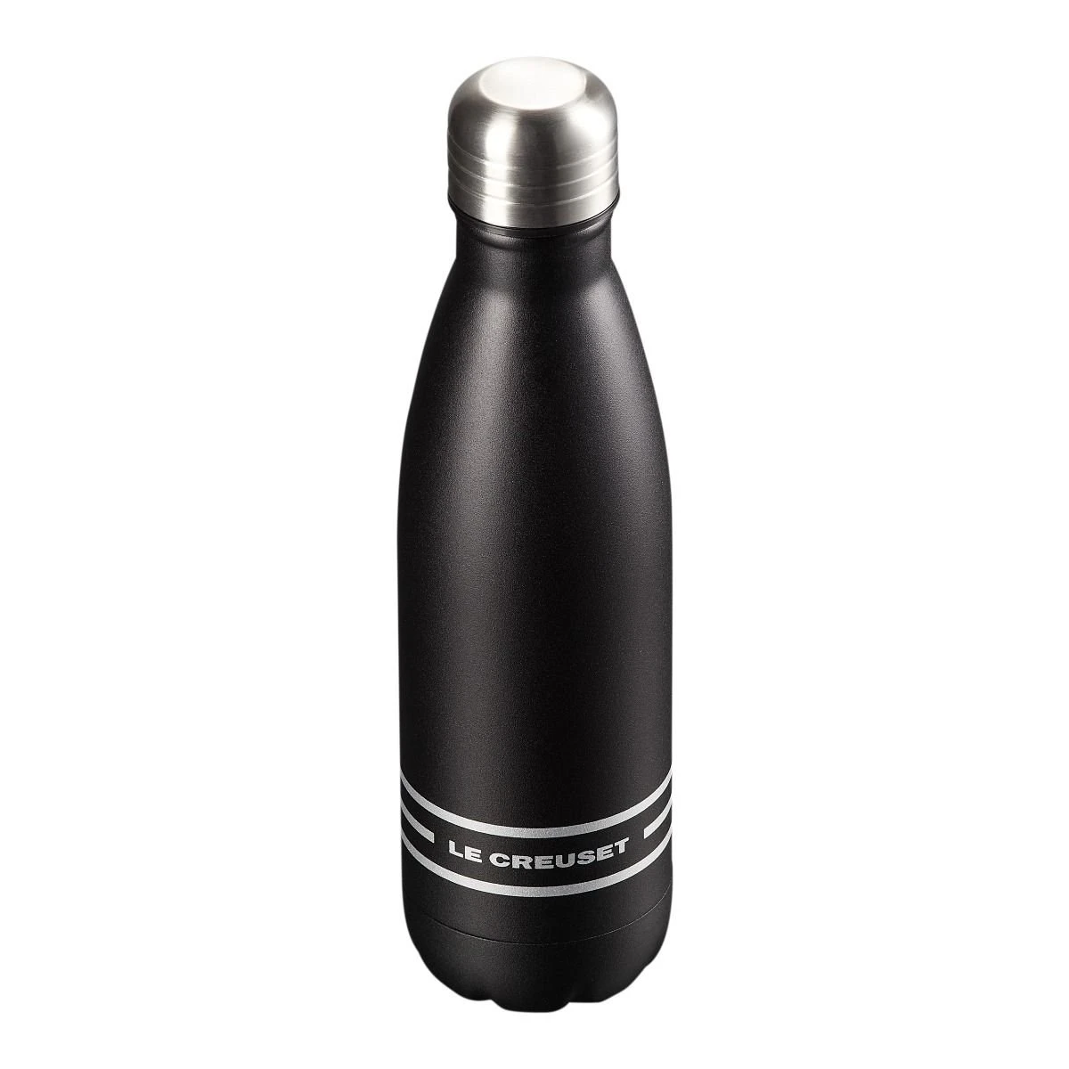 Le Creuset Stainless Steel Hydration Bottle | Matte Black 2 Le Creuset Stainless Steel Hydration Bottle | Matte Black - Image 2