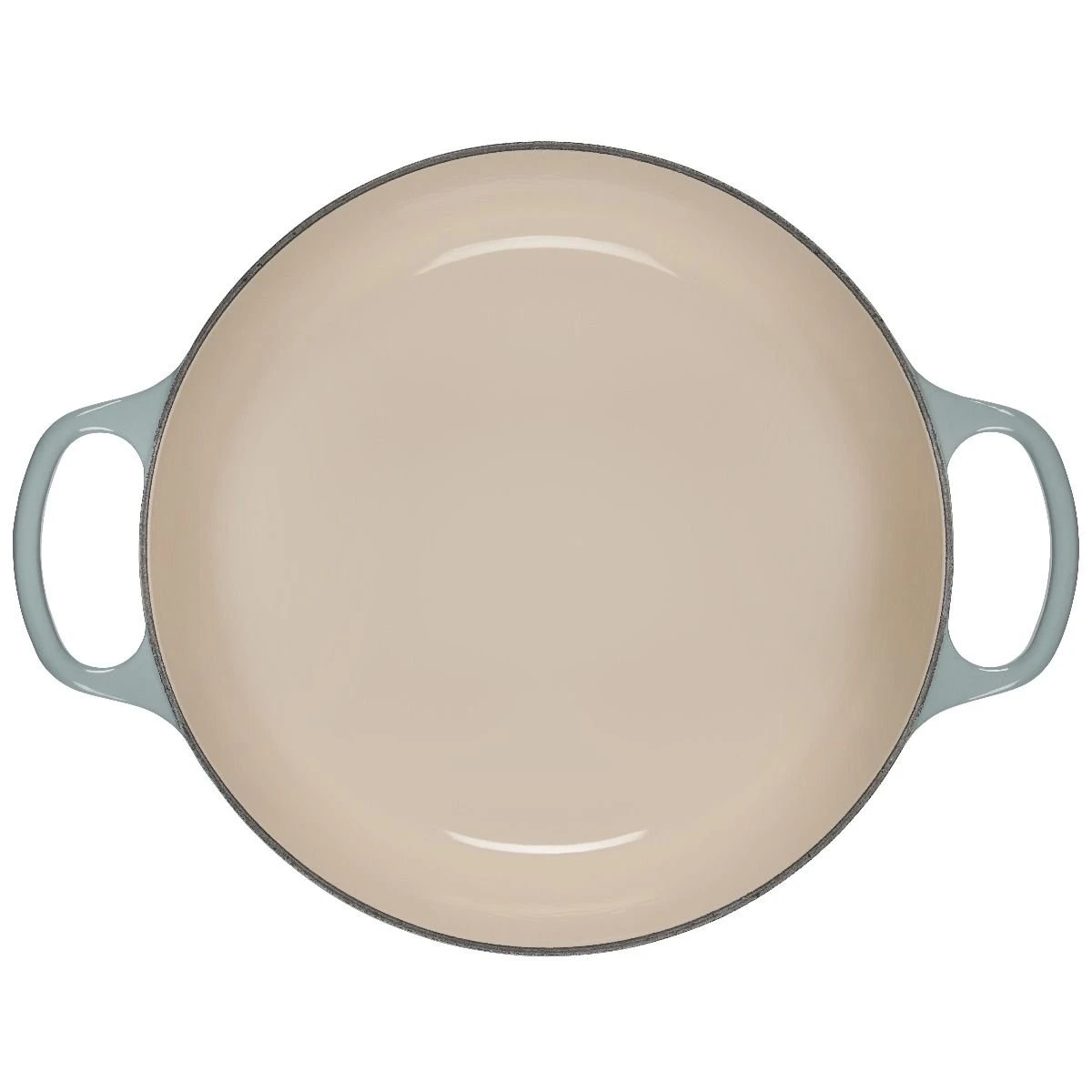Le Creuset 9 Qt. Round Signature Dutch Oven With Stainless Steel Knob | Sea Salt 4 Le Creuset 9 Qt. Round Signature Dutch Oven With Stainless Steel Knob | Sea Salt - Image 4