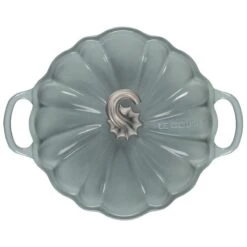 Le Creuset 4 Qt. Pumpkin Cocotte | Sea Salt -Kitchen Tools Shop rs17279 pumpkin1 3