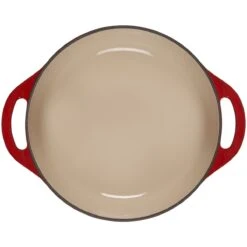 Le Creuset 2.75 Qt. Shallow Round Dutch Oven | Cerise -Kitchen Tools Shop rs18081 2.75qtshallowrdcerise 4