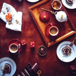 Le Creuset Cappuccino Cup Set For 2 | Cerise/Cherry Red -Kitchen Tools Shop rs6358 160203 lecreuset card 9 093 ret 7 13 hpr